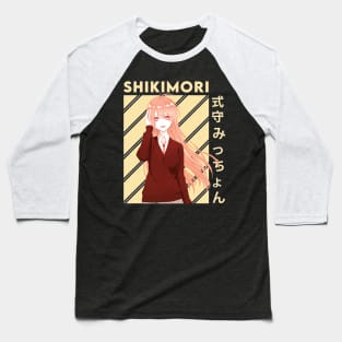 Shikimori Micchon Anime Baseball T-Shirt